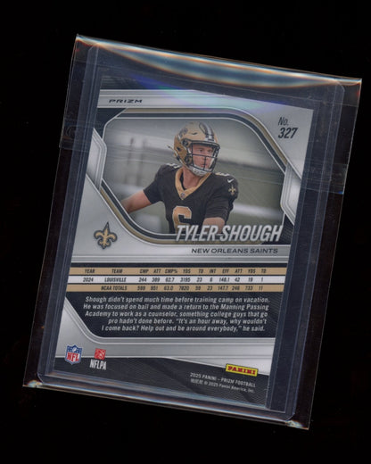 2025 Panini Prizm #327 Tyler Shough Silver