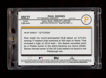 2024 Topps Chrome Update #USC27 Paul Skenes X-Fractors