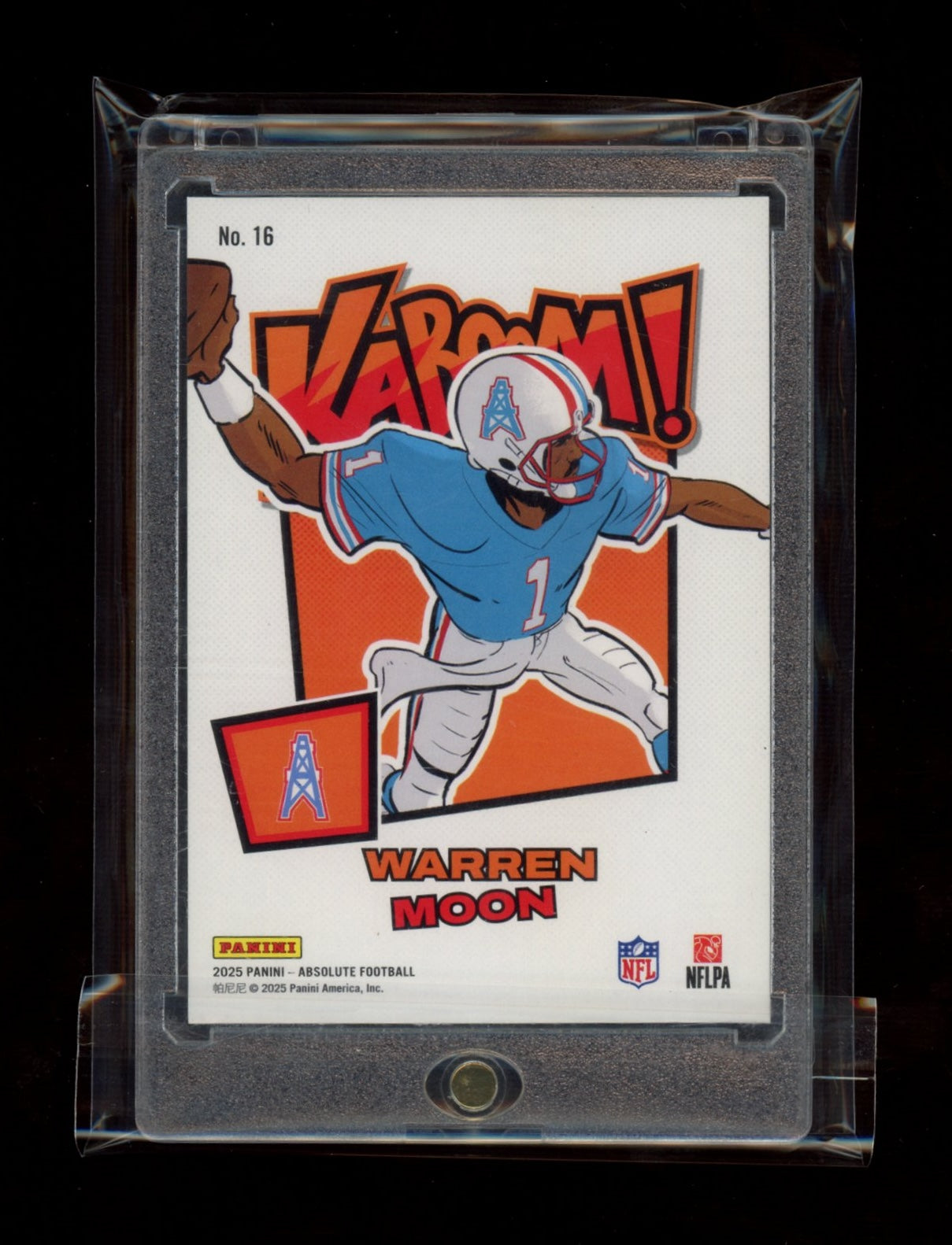 2025 Panini Absolute #16 Warren Moon Kaboom! Horizontal