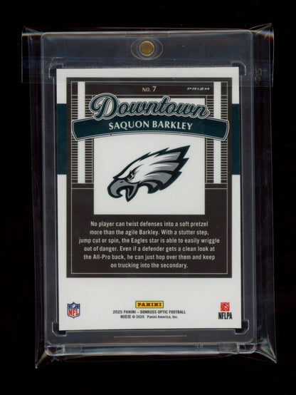 2025 Donruss Optic #7 Saquon Barkley Downtown