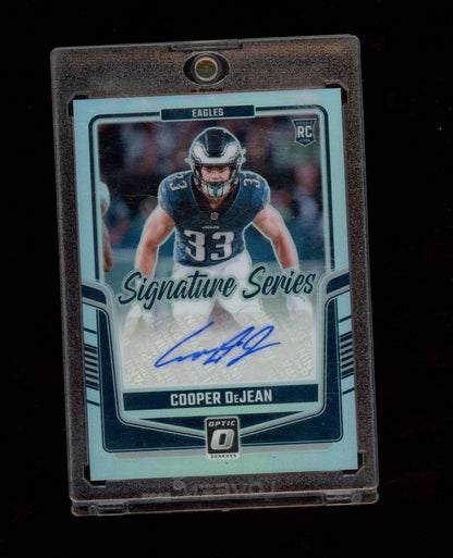 2024 Donruss Optic #SSH-CDN Cooper DeJean Signature Series Holo