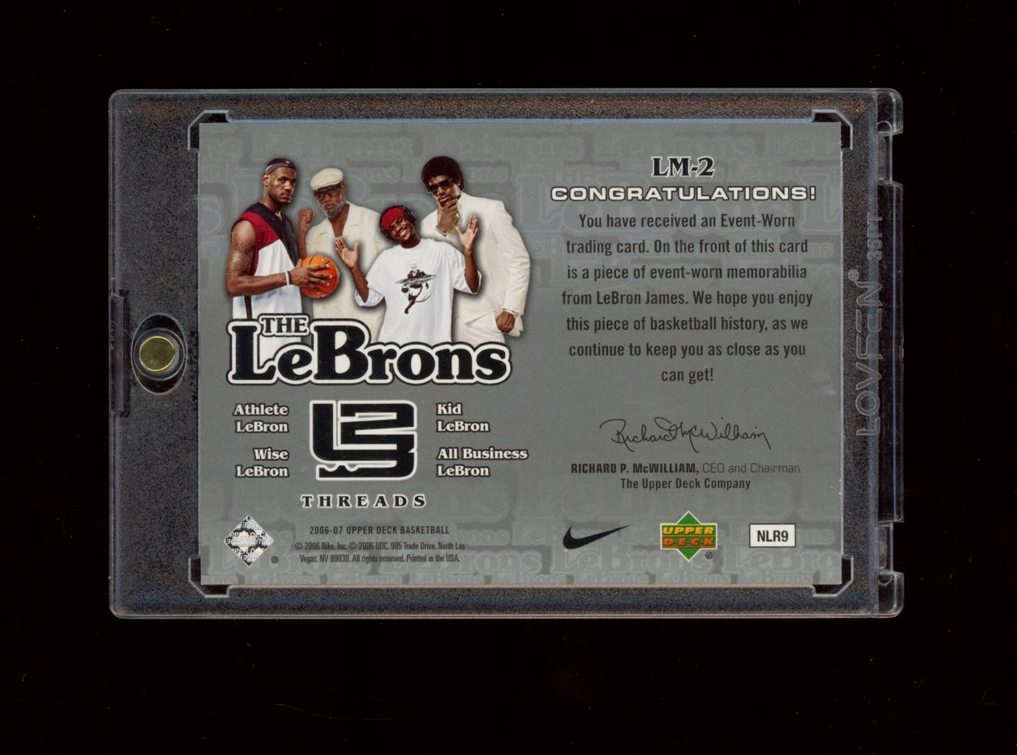 2006-07 Upper Deck #LM-2 LeBron James The LeBrons Threads