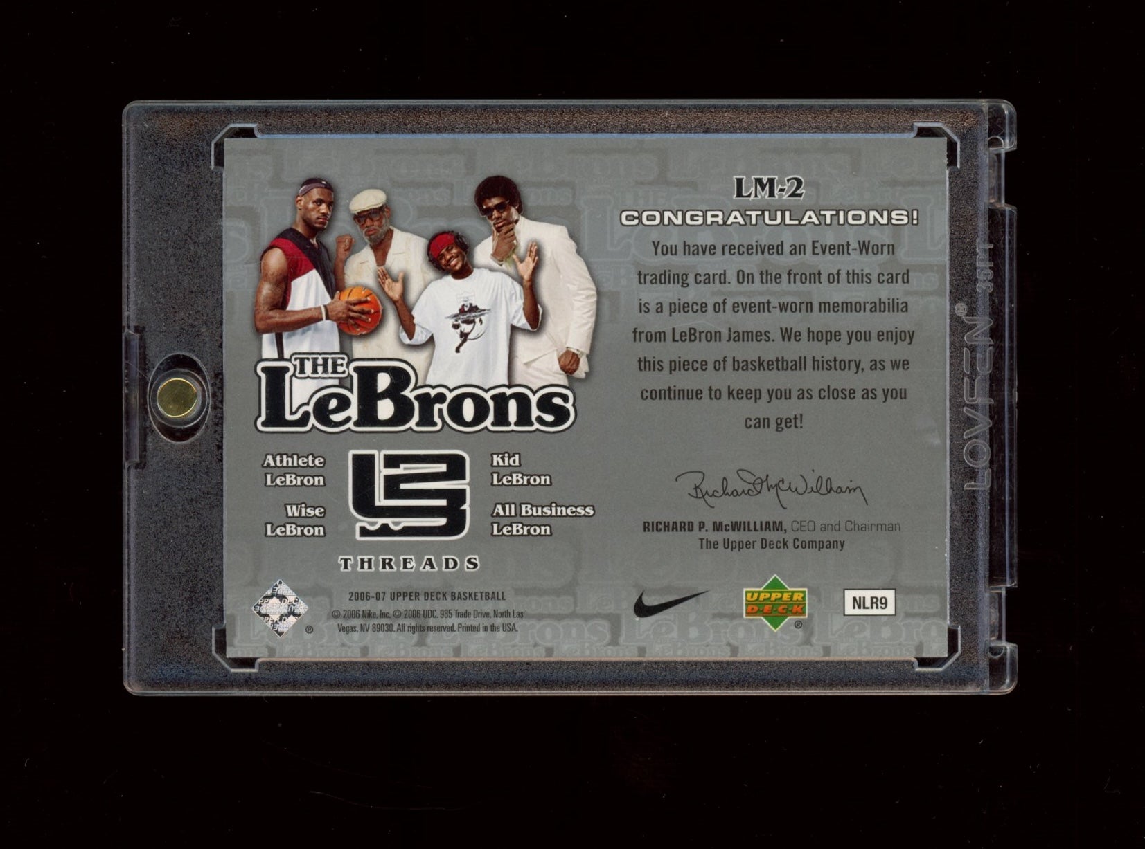 2006-07 Upper Deck #LM-2 LeBron James The LeBrons Threads