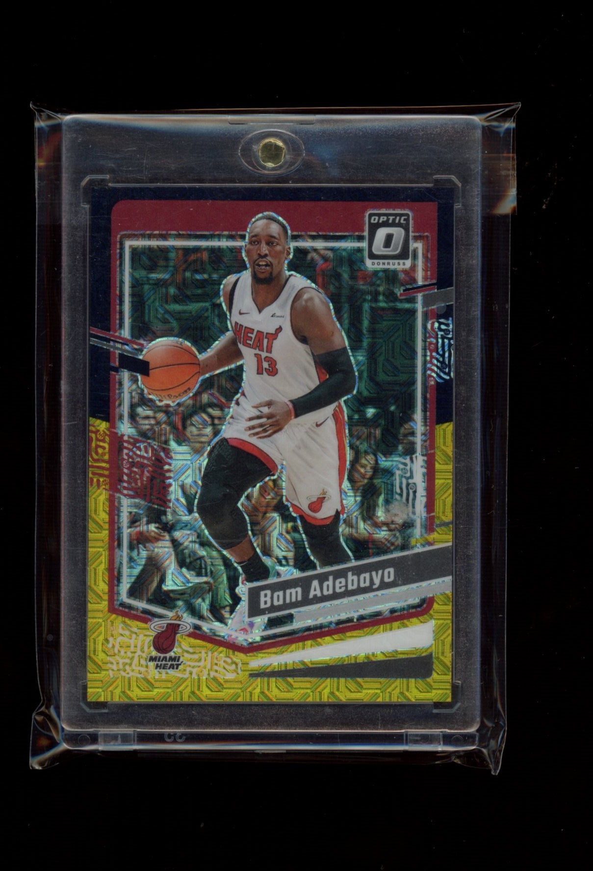 2020-21 Donruss Optic #52 Bam Adebayo Choice Black Gold #/8