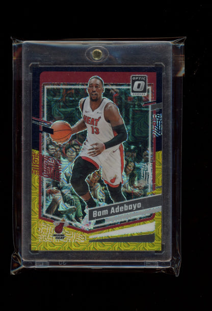 2020-21 Donruss Optic #52 Bam Adebayo Choice Black Gold #/8