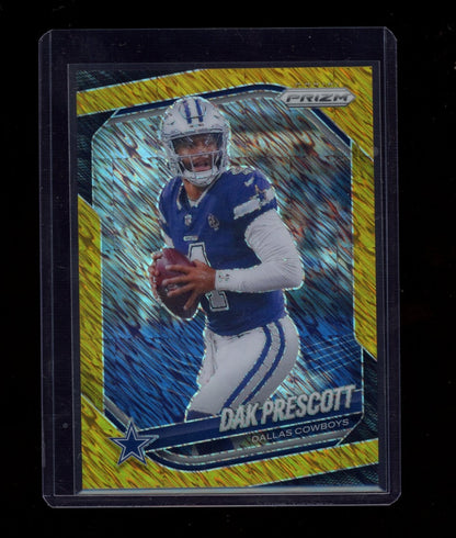 2025 Panini Prizm #57 Dak Prescott Gold Shimmer #/10