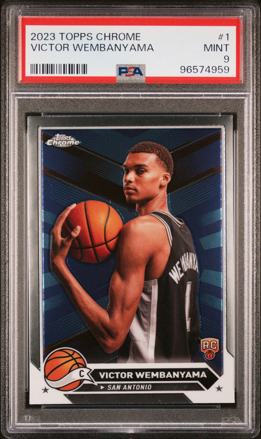 2023 Topps Chrome #1 Victor Wembanyama PSA 9