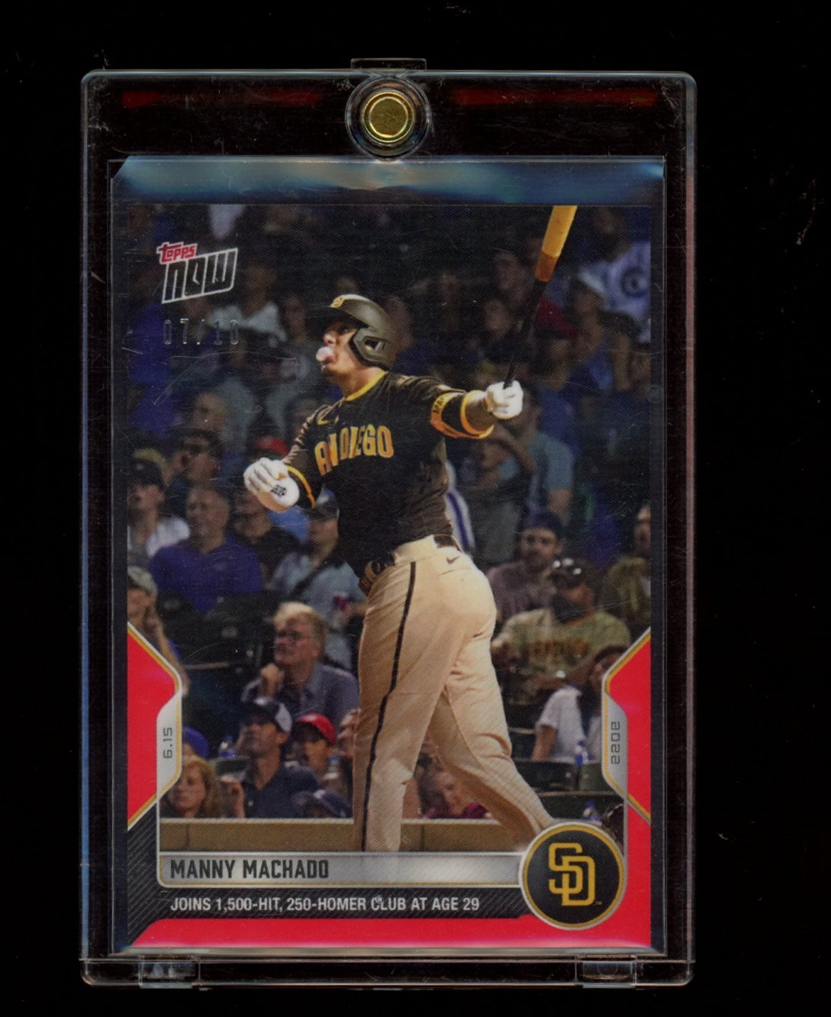 2022 Topps Now #355 Manny Machado Red #/10