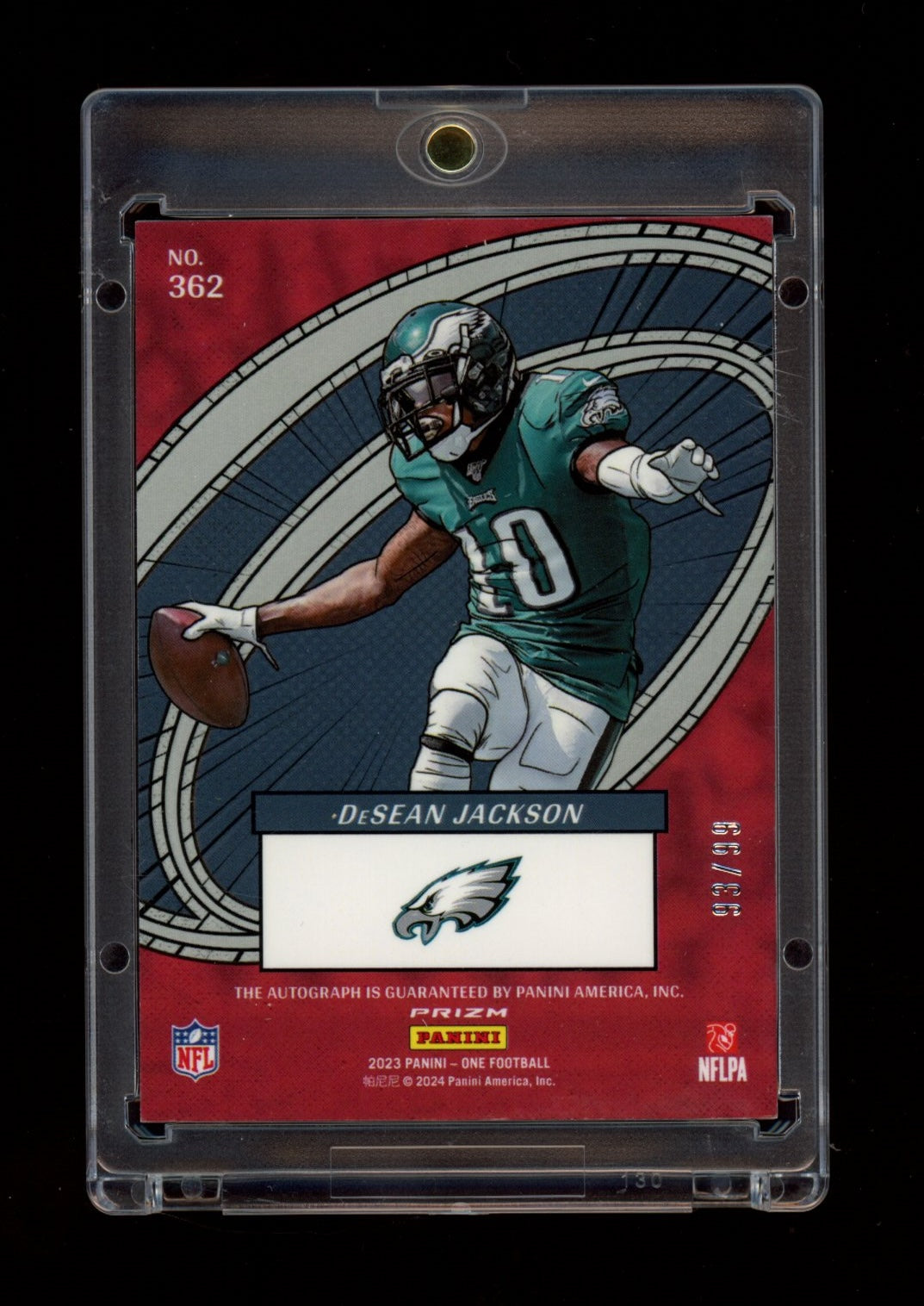 2024 Panini One #362 DeSean Jackson 2023 Panini One Update  #/99