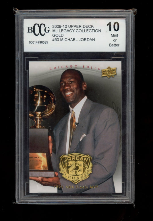 2009-10 UD Michael Jordan Legacy HOF #50 Michael Jordan BCCG 10