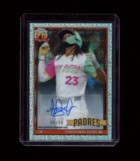 2026 Topps #91C-55 Fernando Tatis Jr. 35th  Auto (Series One) #/50