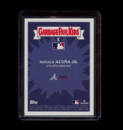 2023 Topps Garbage Pail Kids x MLB #9a Razzle Dazzle Ronald Green Foil #/75