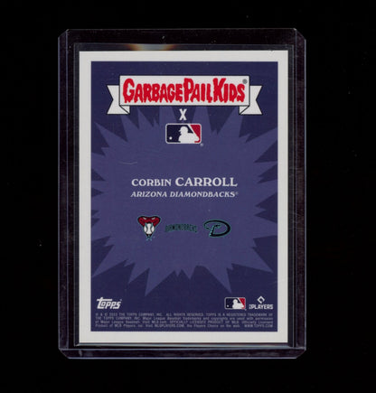 2023 Topps Garbage Pail Kids x MLB  Coiled Corbin Stitching Foil #/199