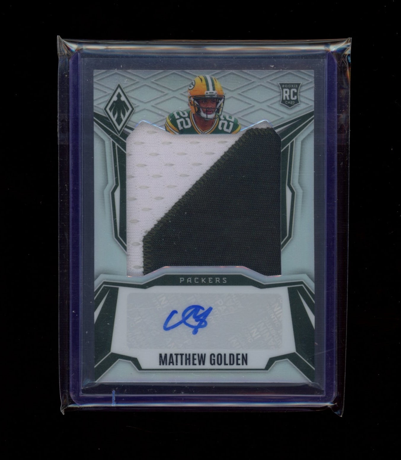 2025 Panini Phoenix #RPS-MGN Matthew Golden Rookie Patch Auto Prizm #/149