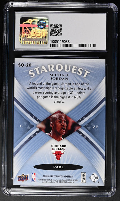 #SQ-20 Michael Jordan StarQuest Rare CGC 9