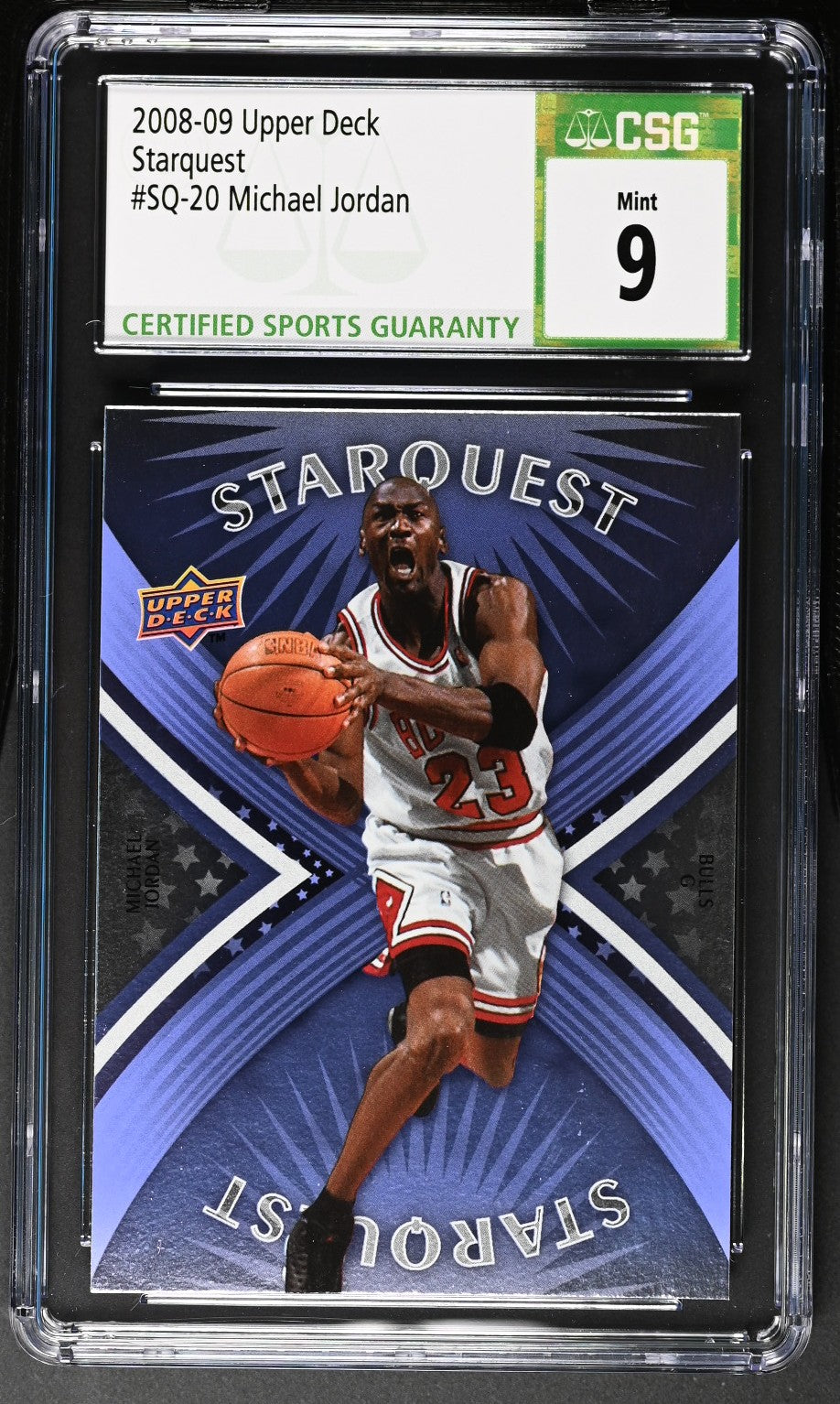 #SQ-20 Michael Jordan StarQuest Rare CGC 9