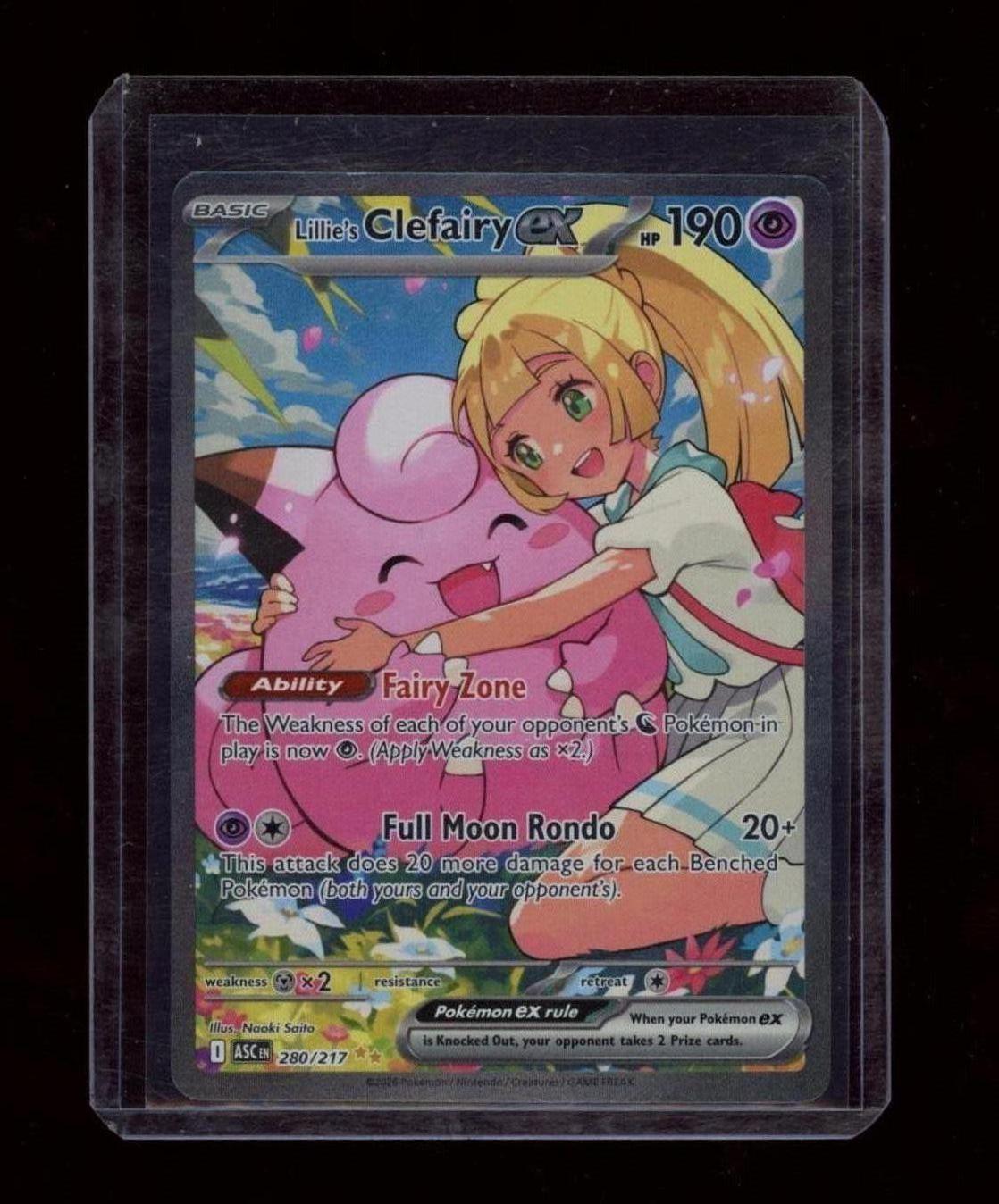 ME: Ascended Heroes #280/217 Lillie's Clefairy ex
