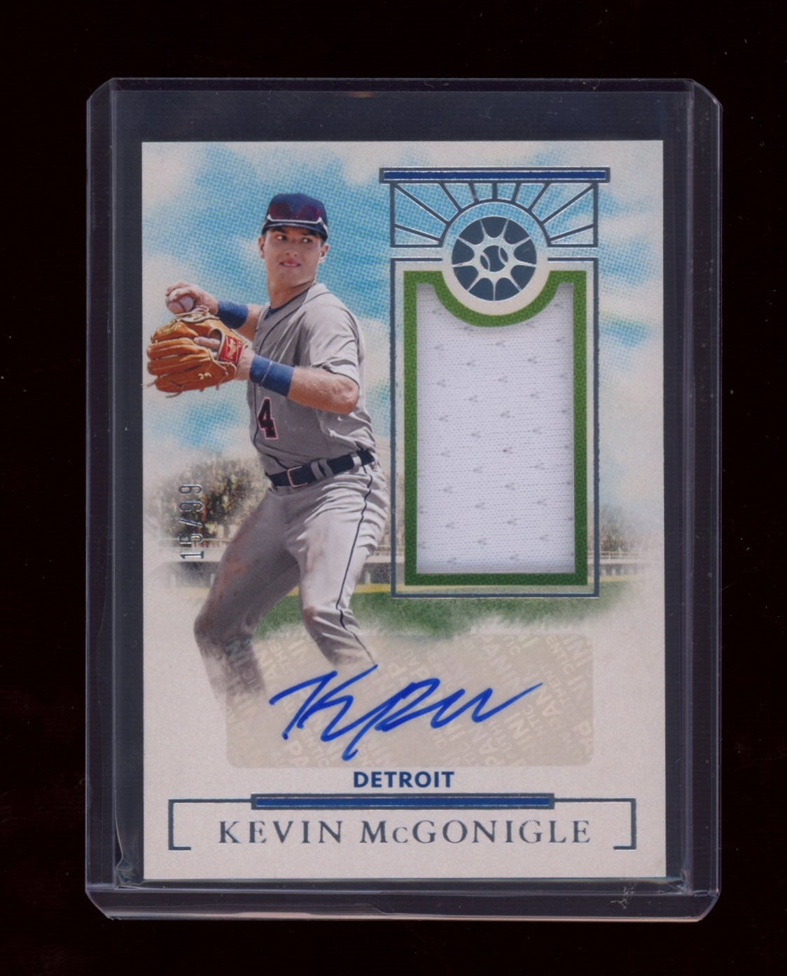 2024 Panini Boys of Summer #PMS-KM Kevin McGonigle Material auto #/99