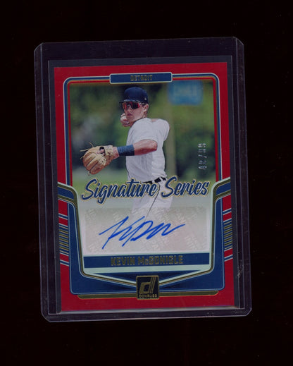 2024 Donruss #SS-KM Kevin McGonigle Signature Series Red #/99