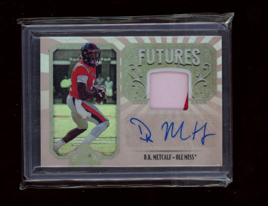 2019 Panini Legacy #FP-DM D.K. Metcalf Futures Patch Autographs