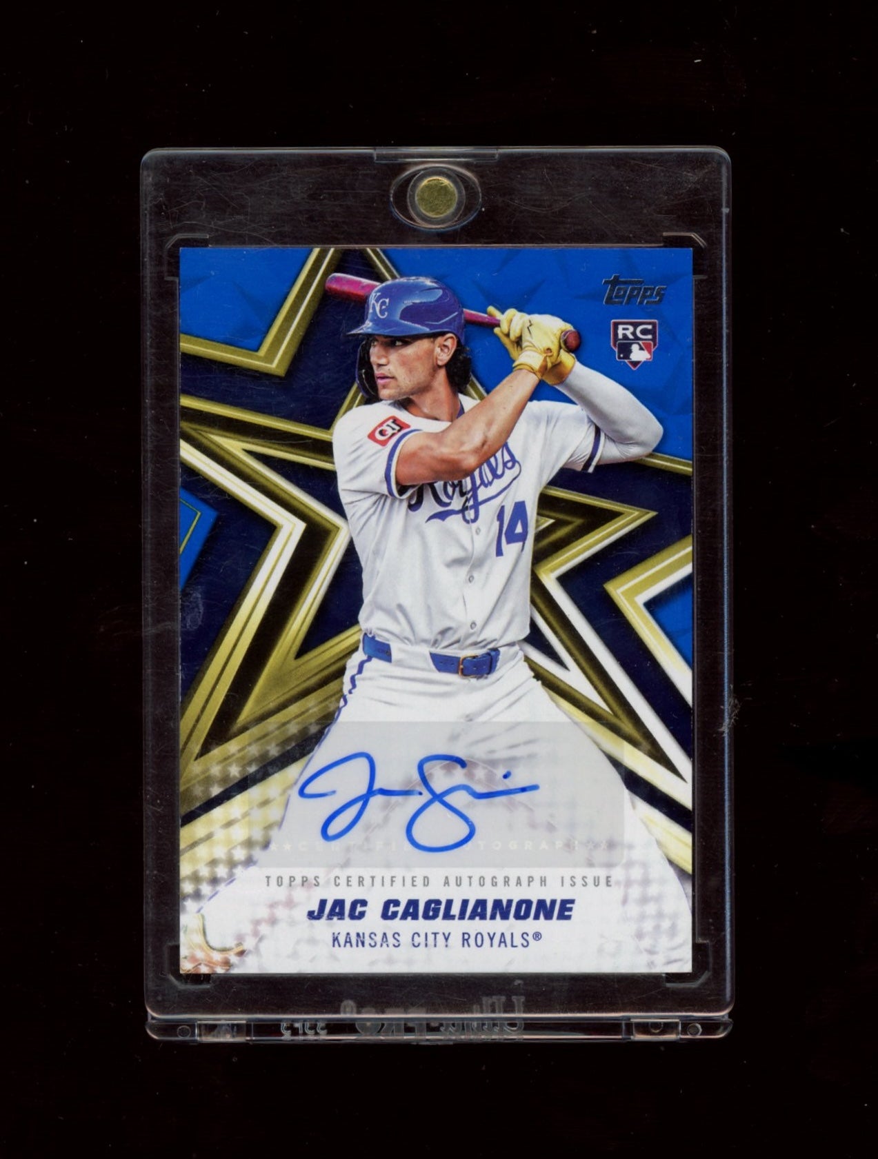 2026 Topps #BSA-JC Jac Caglianone Baseball Stars Auto Blue (Series One) #/150