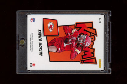 2024 Panini Absolute #12 Xavier Worthy Kaboom Horizontal
