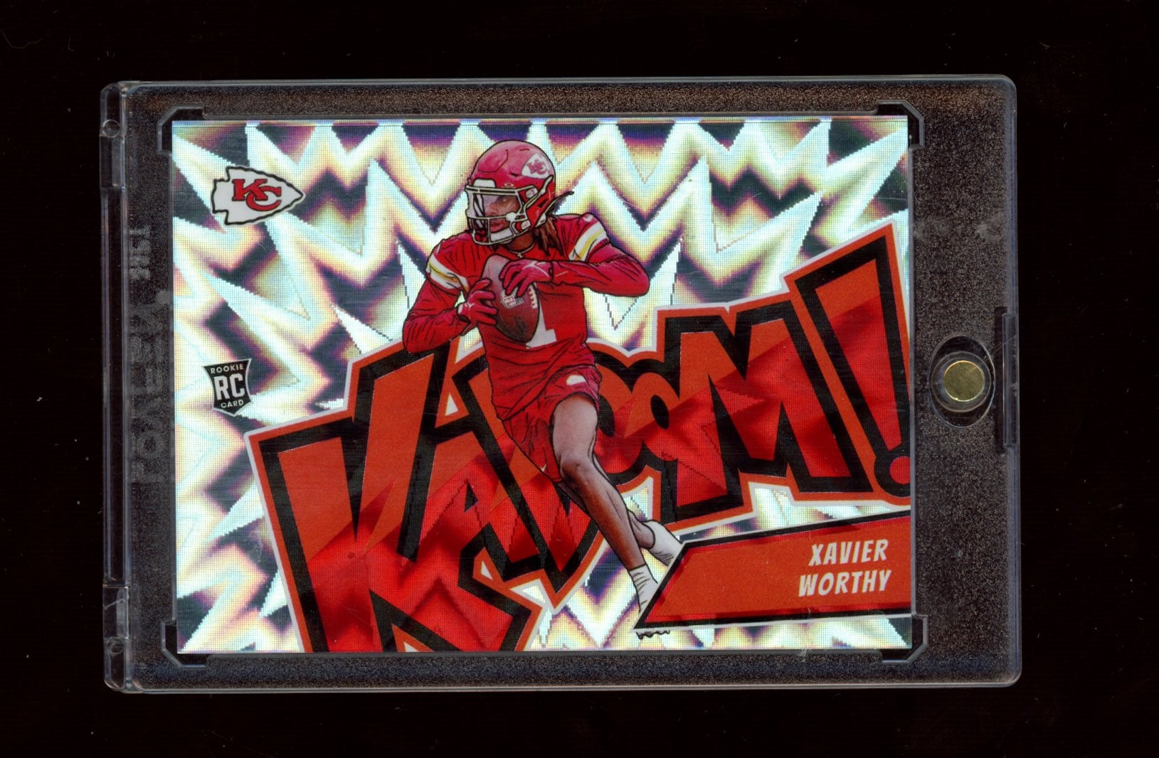 2024 Panini Absolute #12 Xavier Worthy Kaboom Horizontal