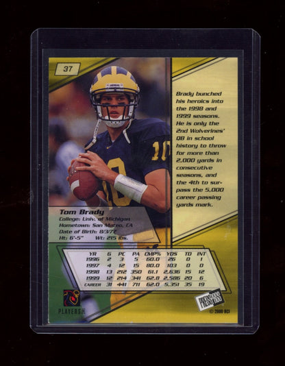 2000 Press Pass #37 Tom Brady