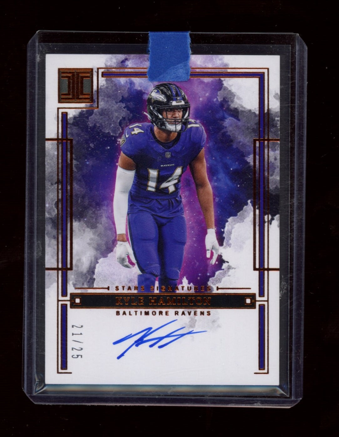 2025 Panini Immaculate Collection #ISS-KHN Kyle Hamilton Auto #/25