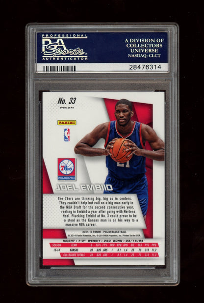 2014 Panini Prizm Sp Variations #33 Joel Embiid Sp Variations-Prizm PSA 10