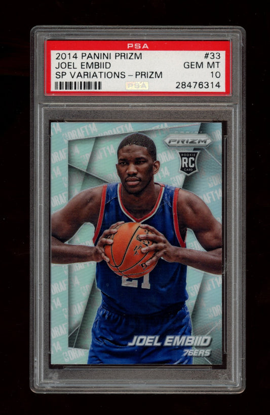 2014 Panini Prizm Sp Variations #33 Joel Embiid Sp Variations-Prizm PSA 10
