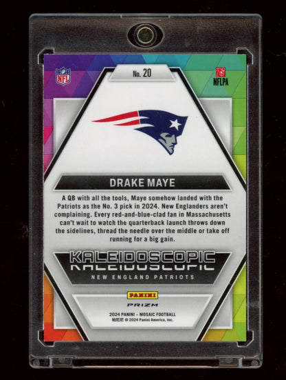 2024 Panini Mosaic #20 Drake Maye Kaleidoscopic