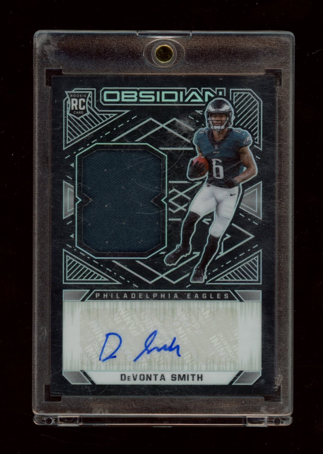 2021 Panini Obsidian #211 DeVonta Smith #/100