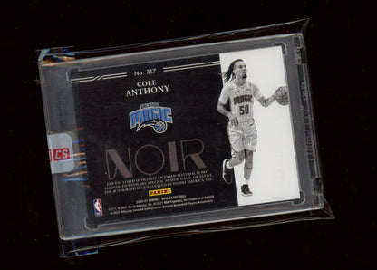 2020-21 Panini Noir #317 Cole Anthony #/99