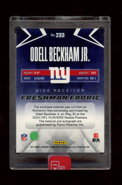 2014 Panini Absolute RPA #233 Odell Beckham Jr. #/699
