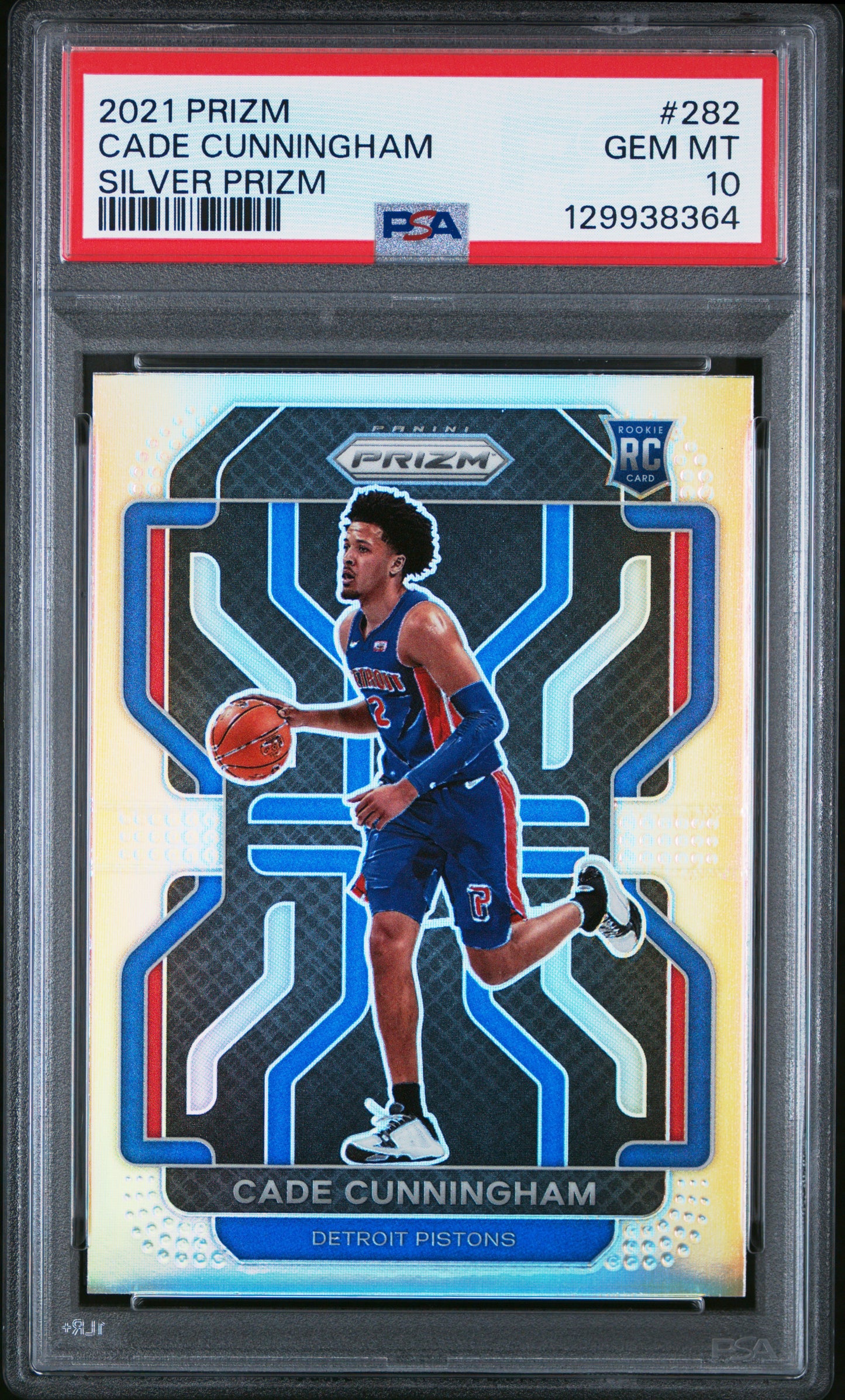 2021 Panini Prizm #282 Cade Cunningham Silver Prizm PSA 10