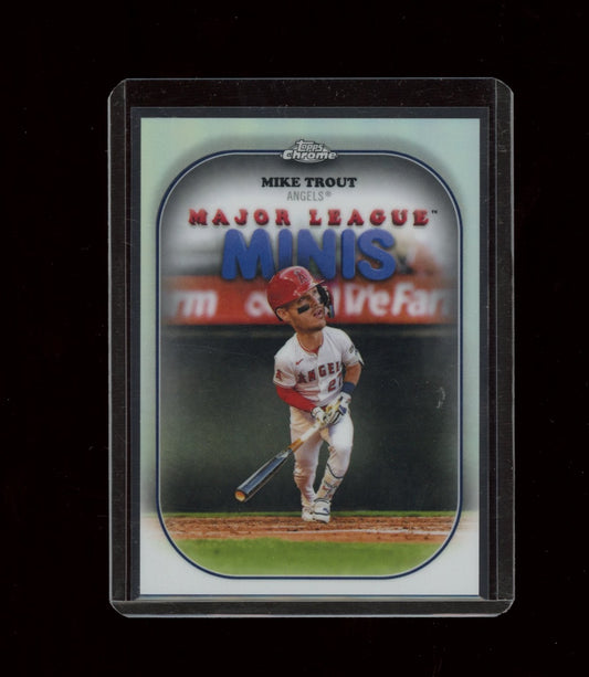 2025 Topps Chrome Update #MM-4 Mike Trout Major League Minis
