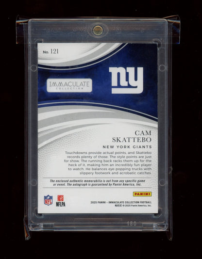 2025 Panini Immaculate Collection #121 Cam Skattebo #/99