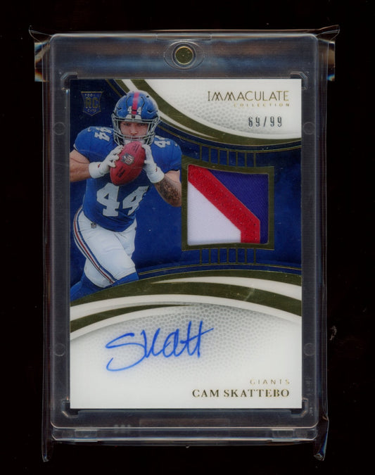 2025 Panini Immaculate Collection #121 Cam Skattebo #/99