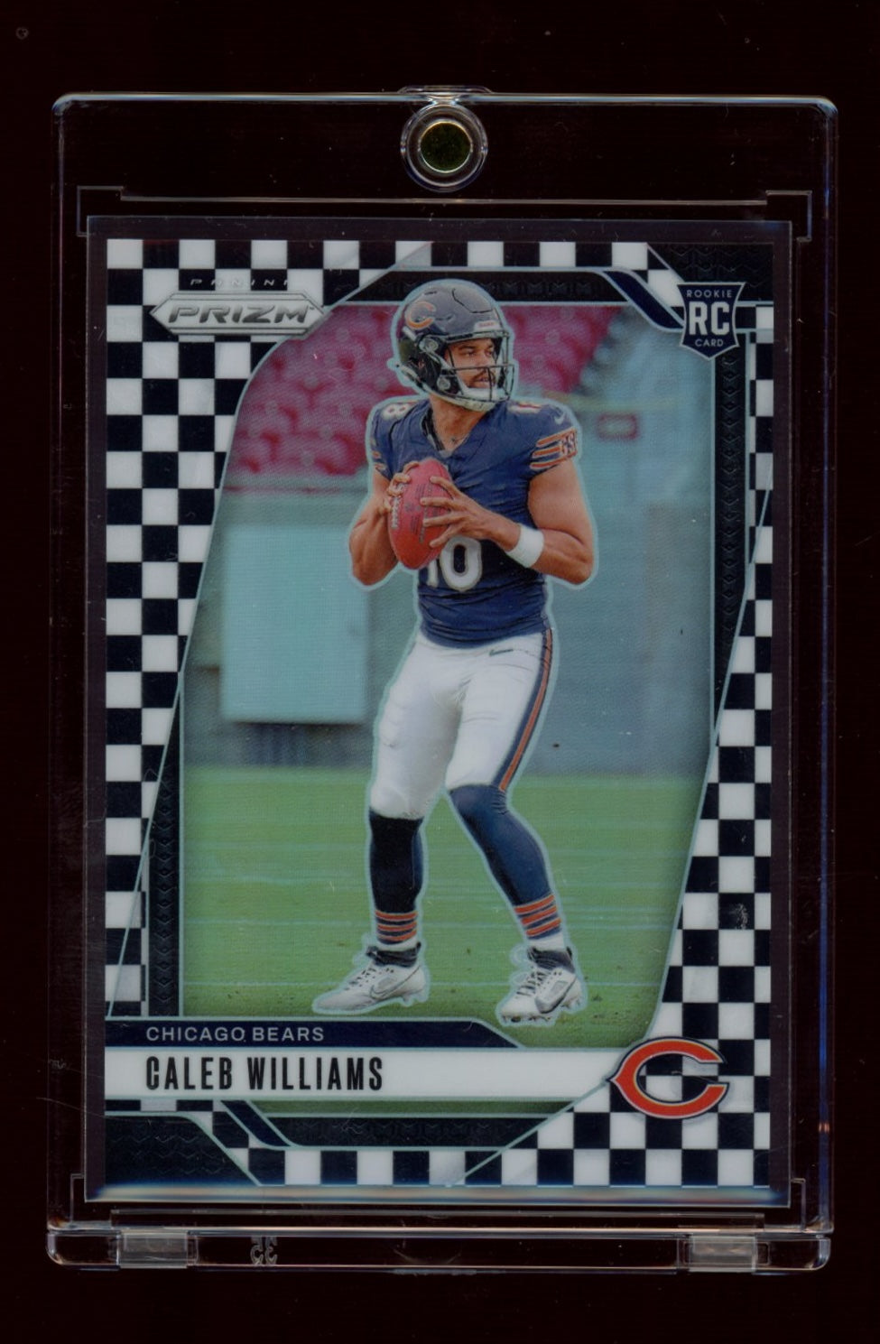 2024 Panini Prizm #301 Caleb Williams Black and White Checker