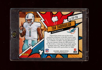 2024 Panini Absolute #EX-TTA Tua Tagovailoa Explosive