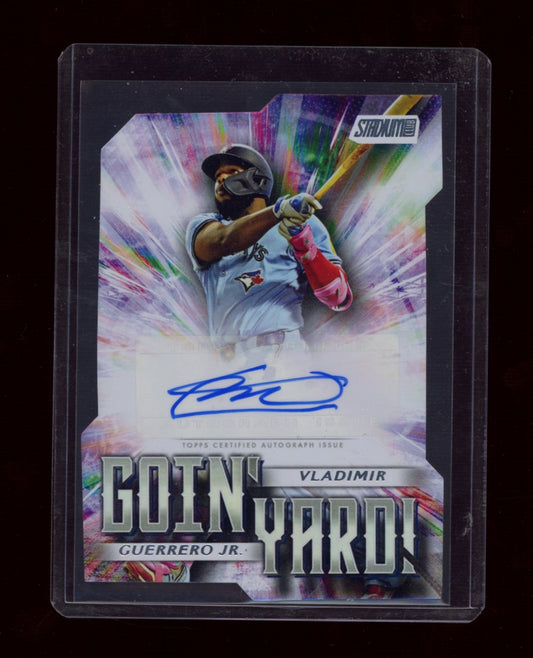 2025 Stadium Club #GYA-VG Vladimir Guerrero Jr. Goin' Yard Autographs