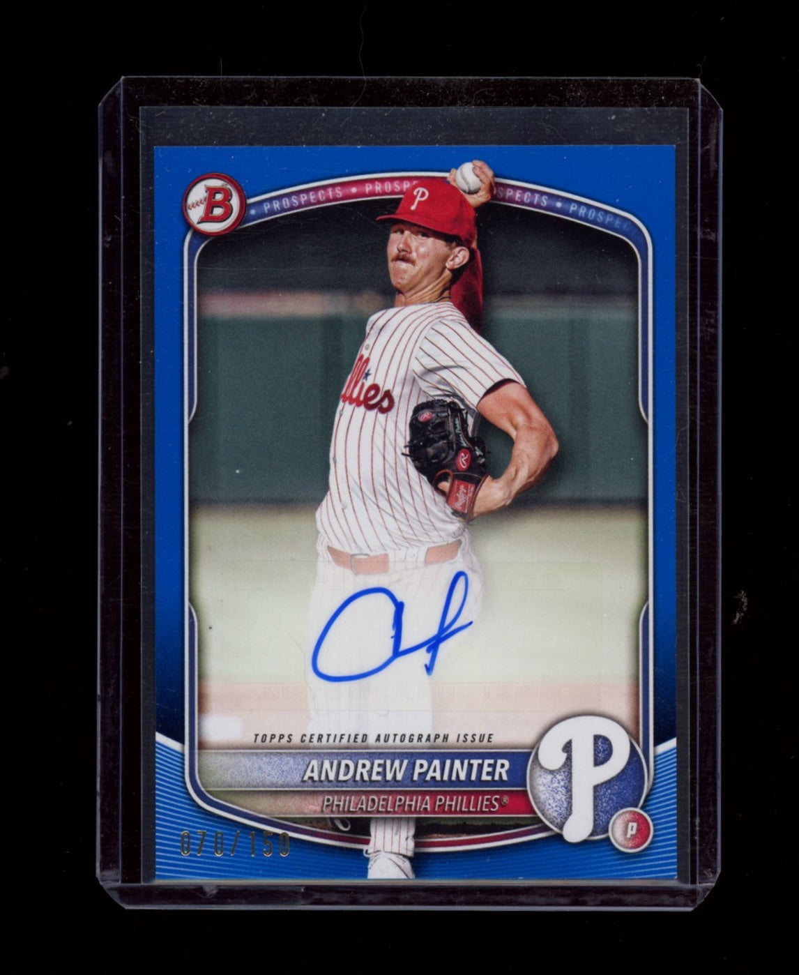2025 Bowman #BPA-AP Andrew Painter Prospect Autographs Blue #/150