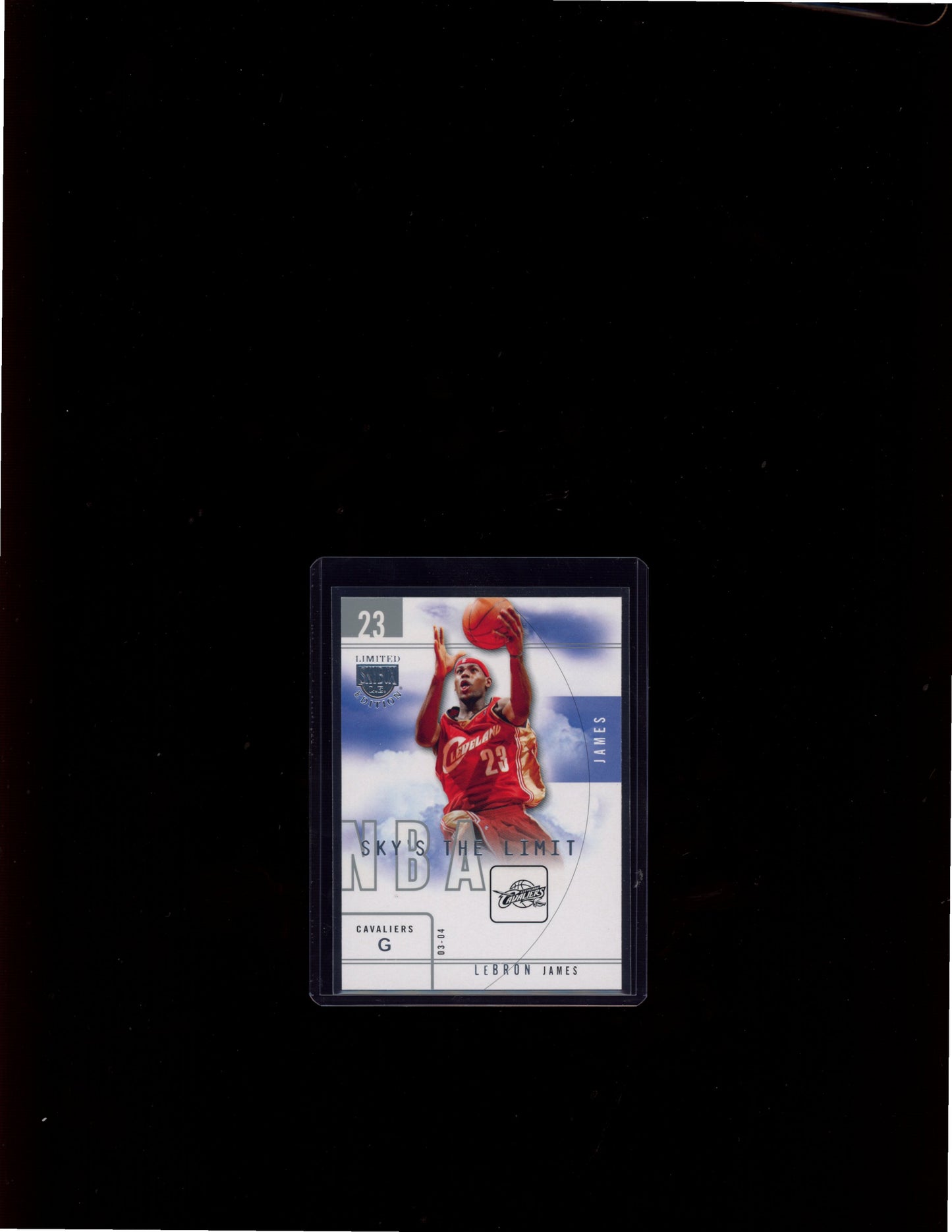 2003-04 SkyBox LE #16 SL LeBron James Sky's the Limit