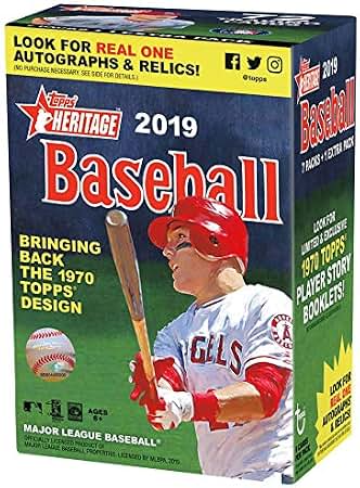 2019 Topps Heritage MLB Baseball Blaster Box