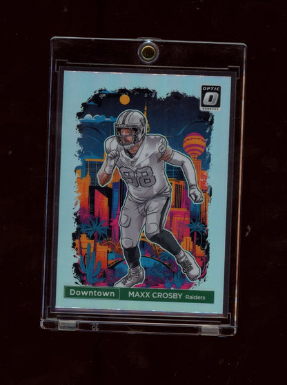 2024 Donruss Optic #23 Maxx Crosby Downtown!