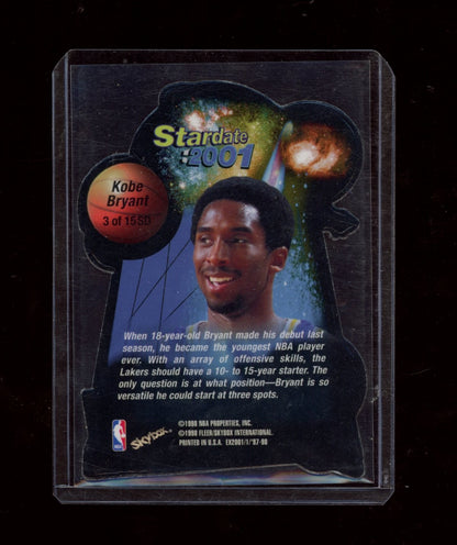 1997-98 E-X2001 #3 SD Kobe Bryant X2001 - Star Date 2001