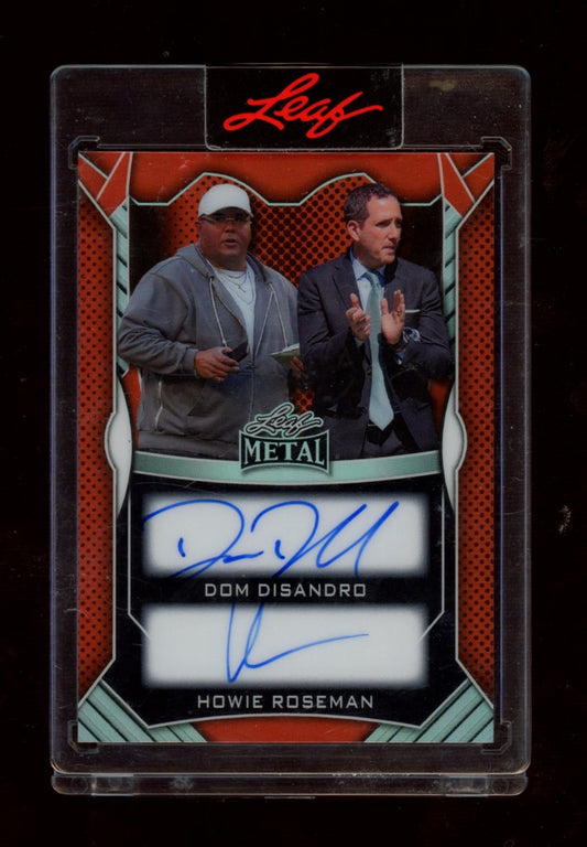 2025 Leaf - Metal Dual Autos Prismatic Orange #DA-3 Big Dom / Howie #/30
