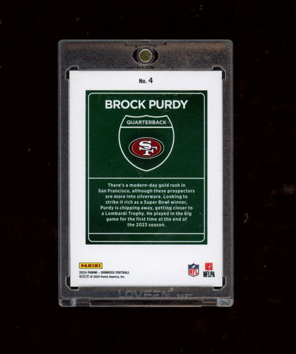 2024 Donruss #4 Brock Purdy Downtown