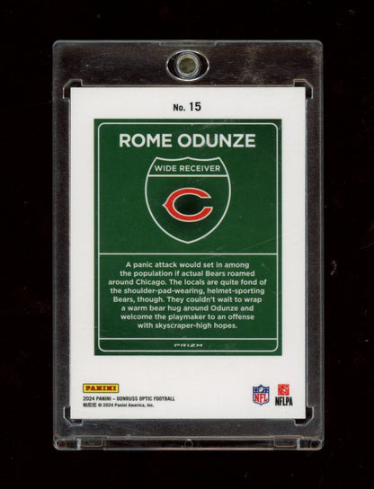 2024 Donruss Optic #15 Rome Odunze Downtown!